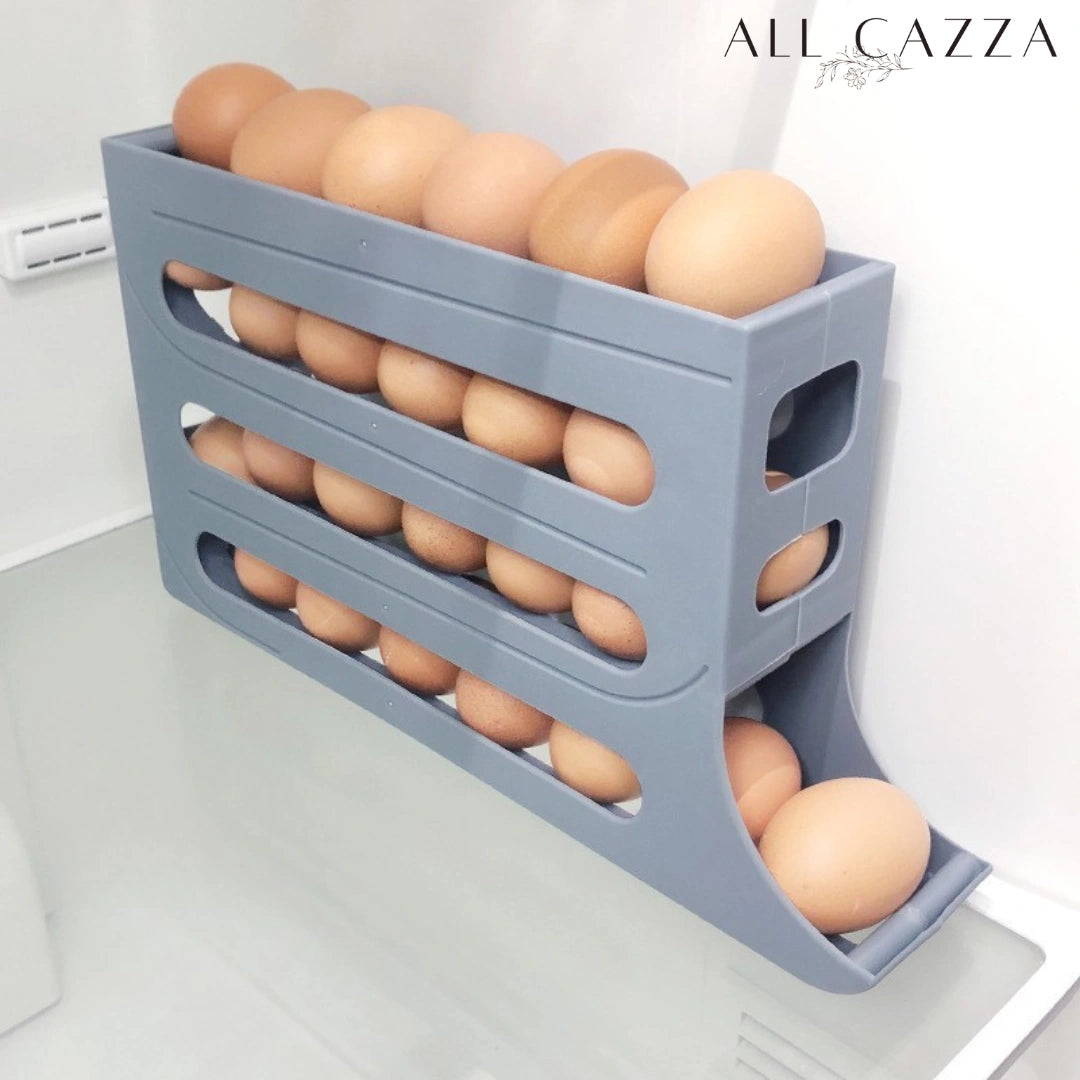 EggFlow – Porta Ovos Deslizante 4 Camadas ( cores aleatórias )