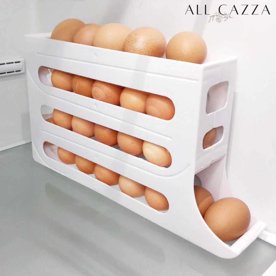 EggFlow – Porta Ovos Deslizante 4 Camadas ( cores aleatórias )