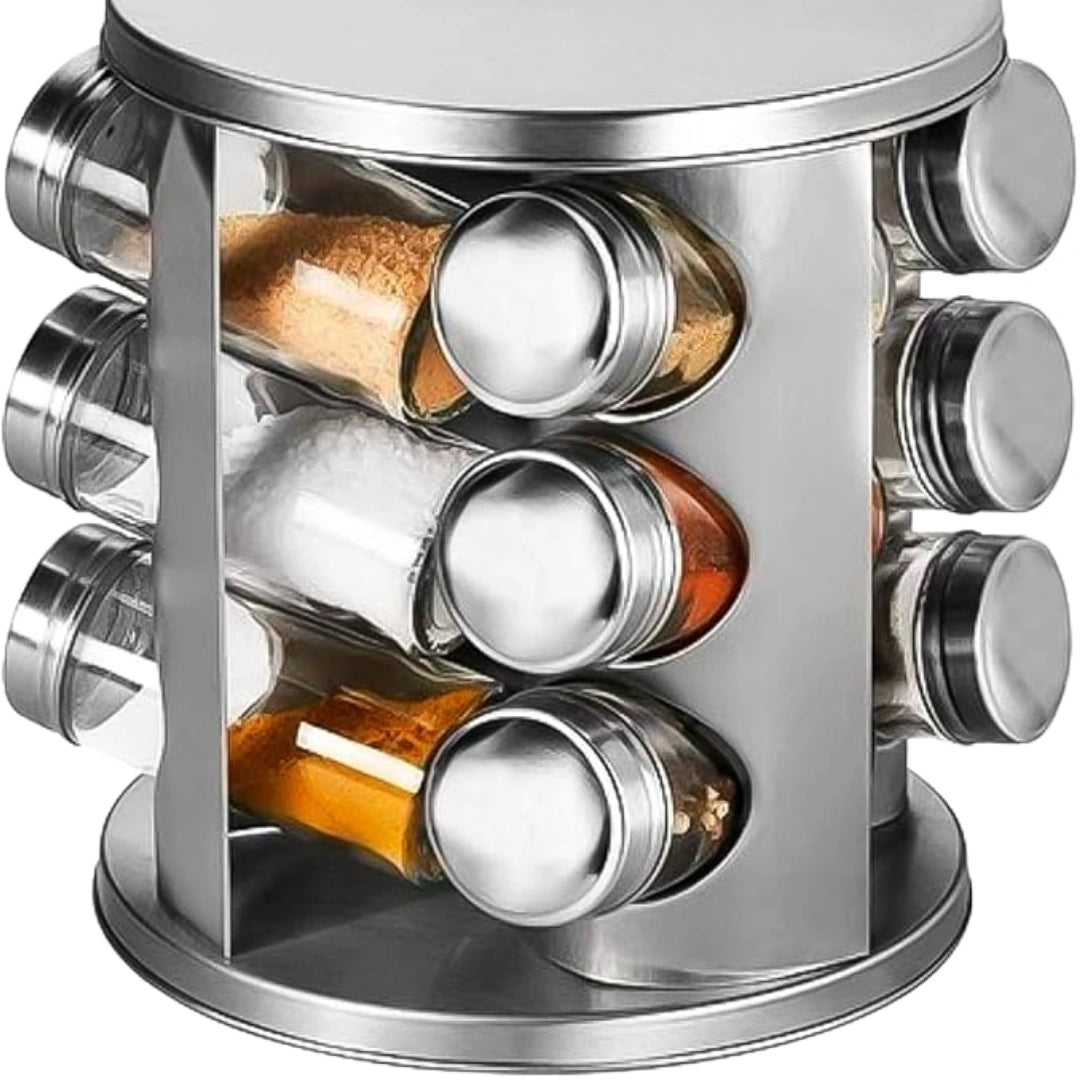 Tempero360° Inox- 12 Potes